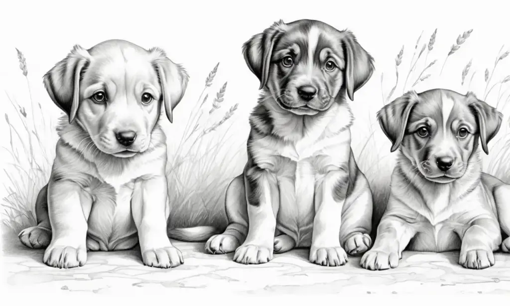 El dibujo presenta una mezcla de sombras suaves