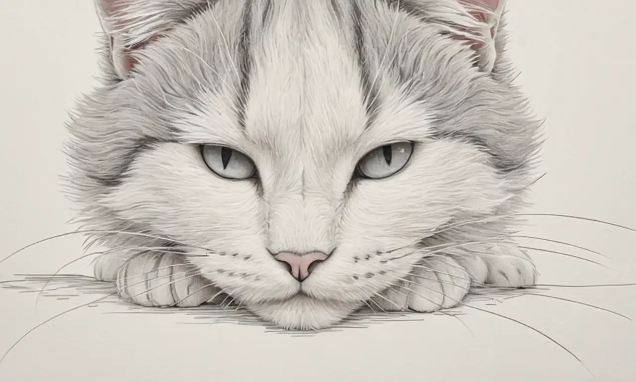 Una imagen de un gato en tensión, con espuma en la boca y un ambiente de preocupación