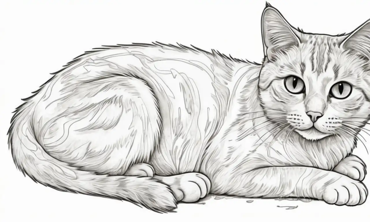 Un gato angustiado, con furia en su pelaje y ojos grandes, evoca preocupación y empatía