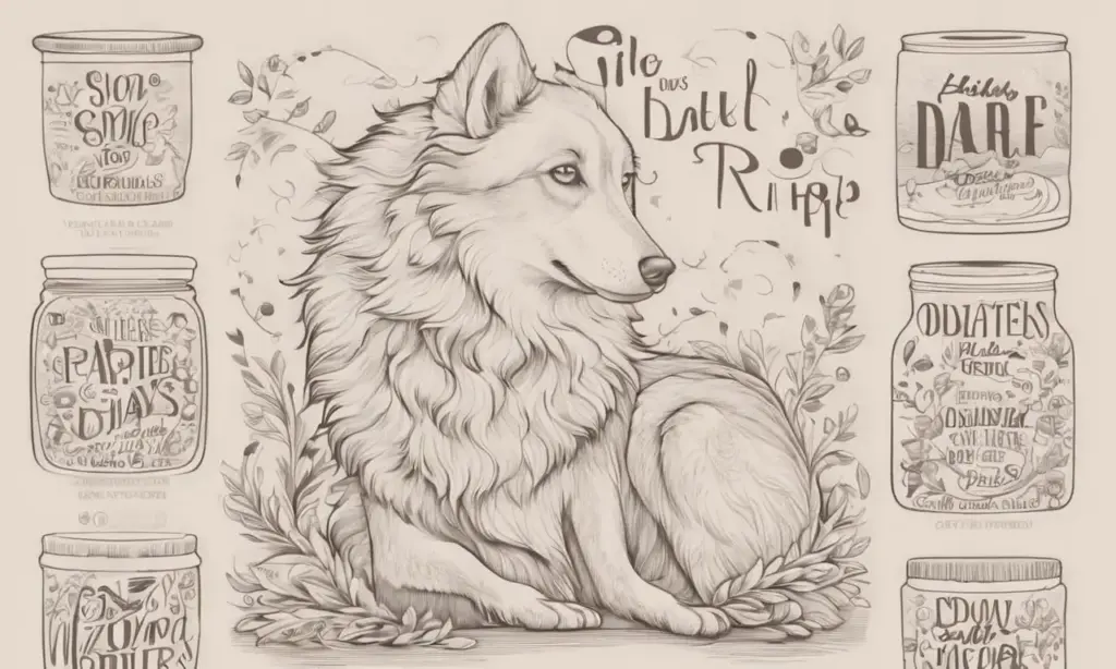 Ilustración de un perro con sombras suaves