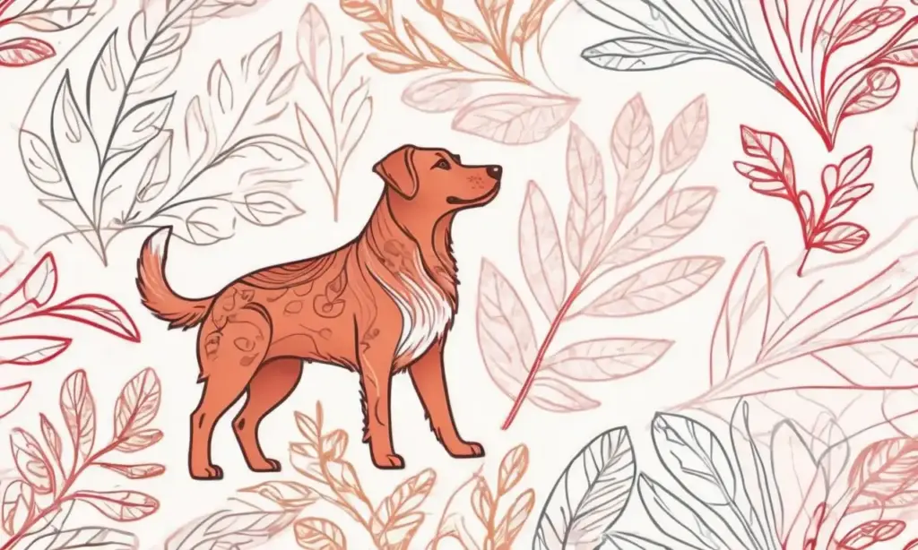 Silhueta de un perro vibrante con textura suave