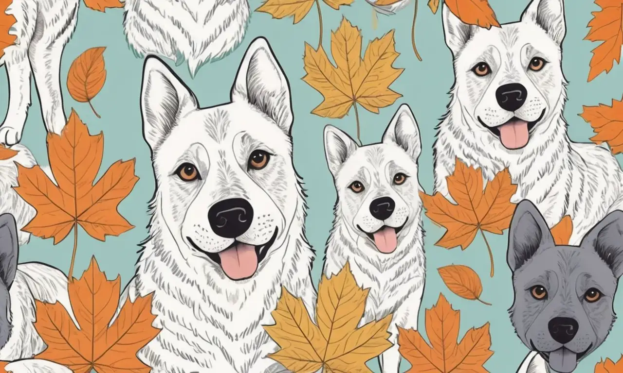 Líneas definidas y sombras suaves destacan la figura del perro en un entorno emocional y detallado