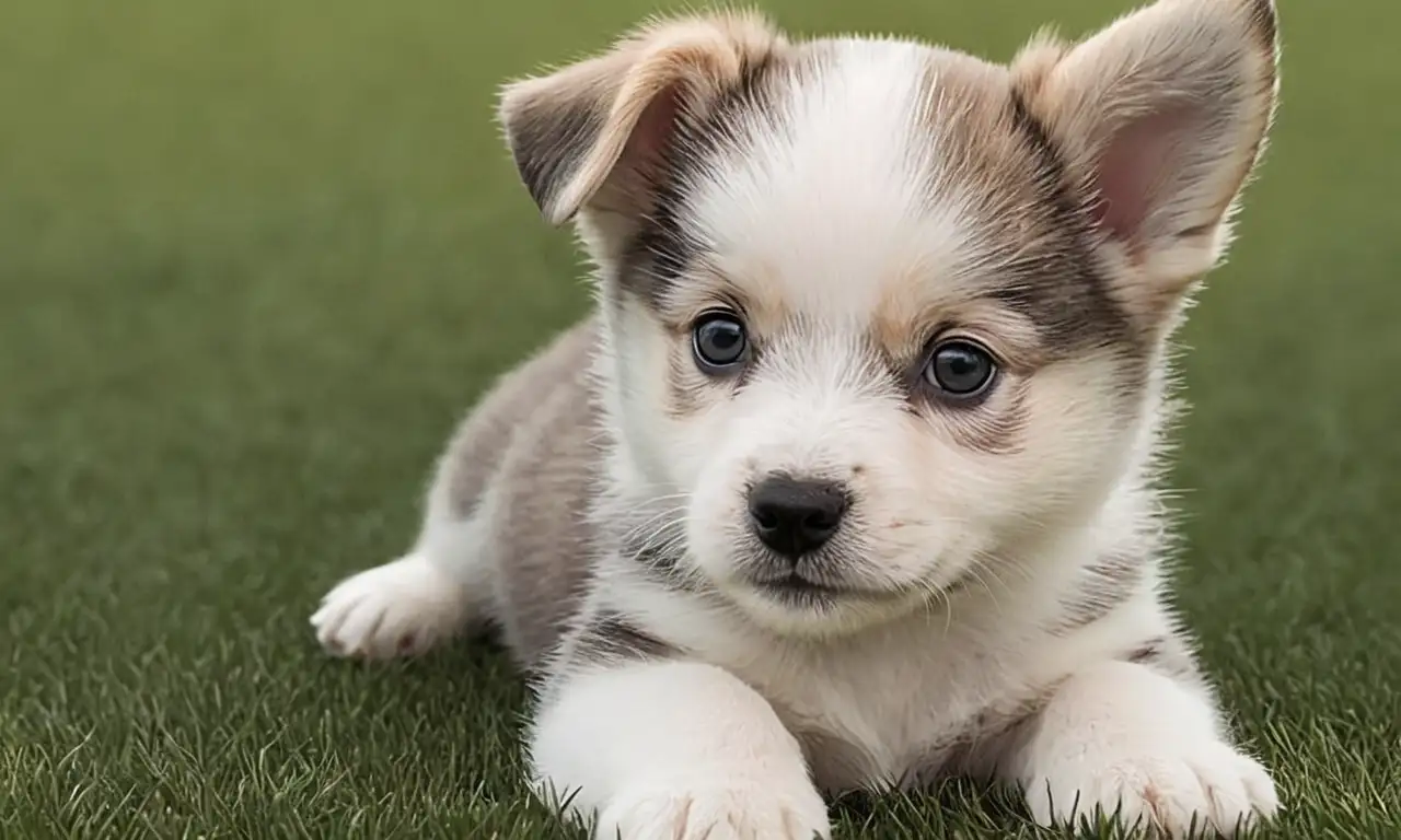Un cachorro juguetón esbozado con líneas suaves evoca calidez y ternura