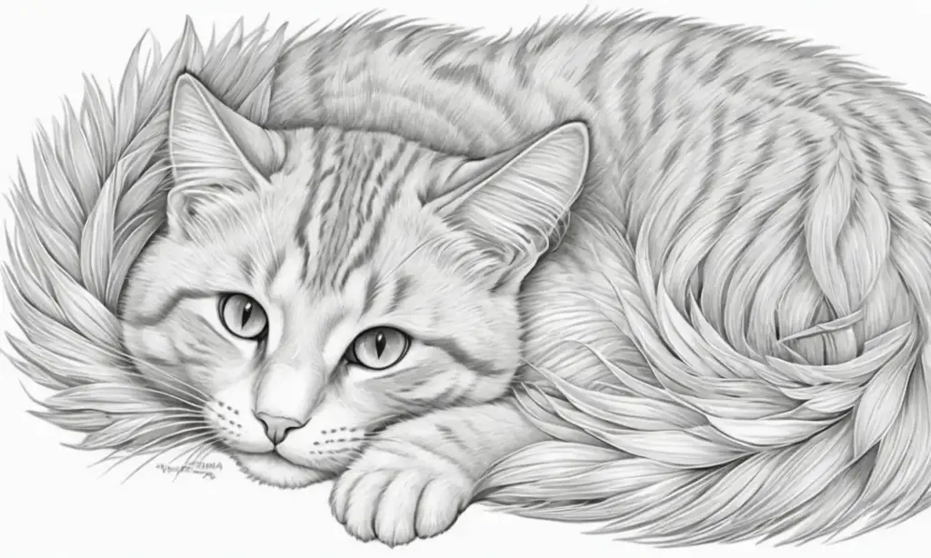 Un gato con pelaje suave y delicado