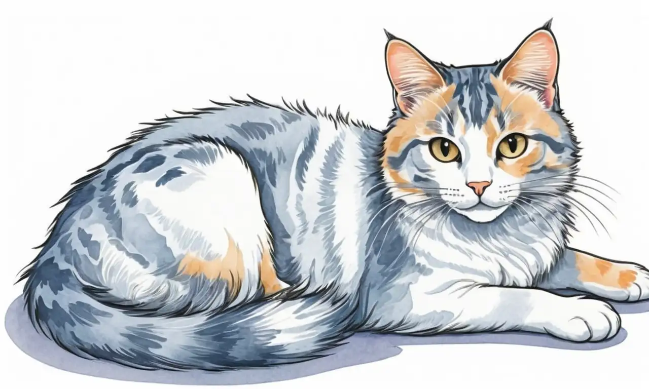 Siluetas de gatos suaves, con detalles en sus expresiones y texturas de pelaje, evocando calidez y juego