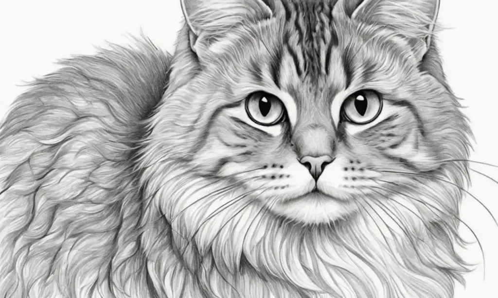 Una descripción detallada y emotiva de un gato en diferentes texturas y expresiones