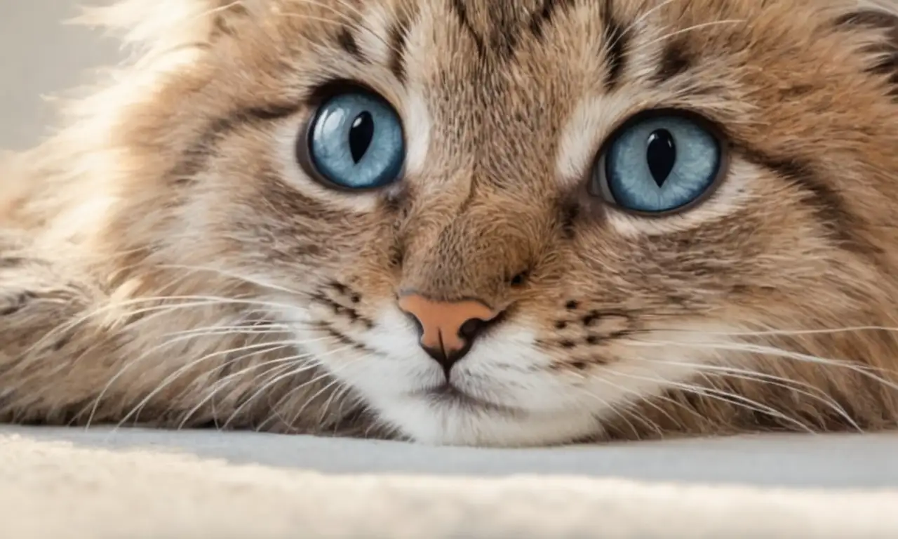 Un delicado cuadro de pequeños animales con texturas suaves, contrastes cálidos y fríos, y un aire dulce de movimiento